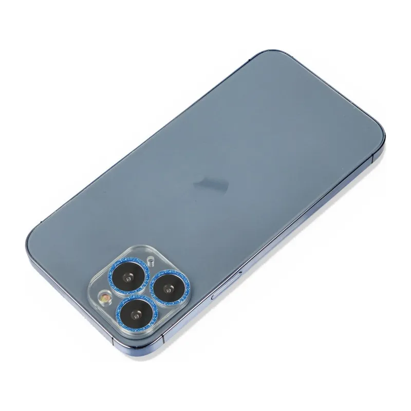 İphone 11 Pro Max Shine Kamera Lens Koruma Cam - Mavi