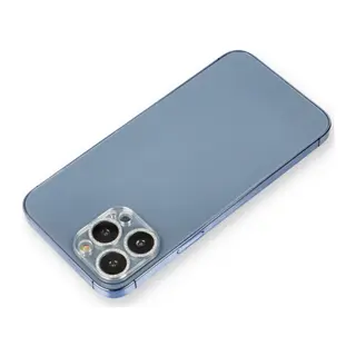 İphone 12 Pro Shine Kamera Lens Koruma Cam - Gümüş