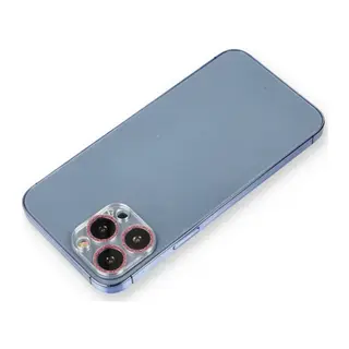 İphone 12 Pro Shine Kamera Lens Koruma Cam - Pembe
