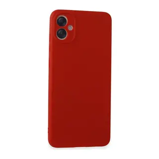 Galaxy A05 Kılıf First Silikon - Kırmızı