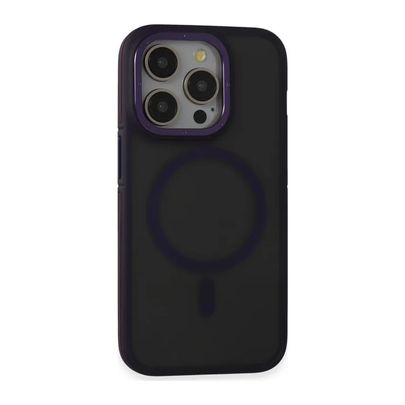 Joko İphone 14 Pro Max Kılıf Rocky Magsafe Kapak - Derin Mor