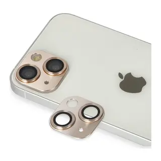 İphone 13 Pers Alüminyum Kamera Lens - Gold
