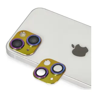 İphone 13 Pers Alüminyum Kamera Lens - Rainbow