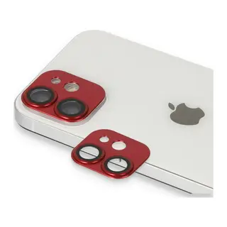 İphone 11 Pers Alüminyum Kamera Lens - Kırmızı