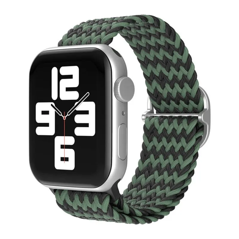 Watch 38mm Kordon - Zigzag Yeşil-siyah
