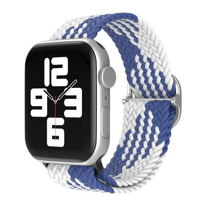 Watch 42mm Kordon - Mavi-beyaz