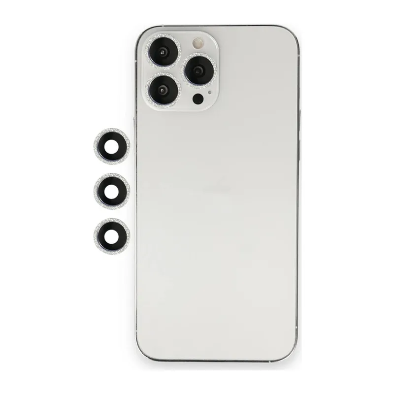 İphone 12 Pro Shine Kamera Lens - Gümüş