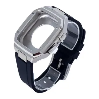 Watch 44mm Kr402 Metal Kasa Silikon Kordon - Gümüş