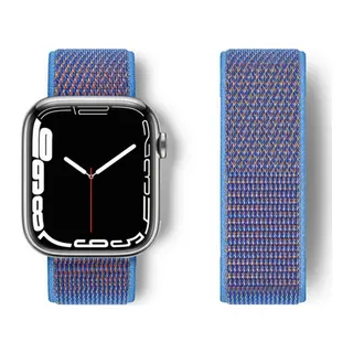 Watch 42mm Hasırlı Cırtcırtlı Kordon - Mor