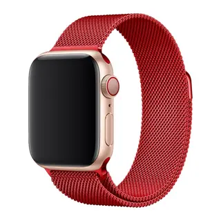 Watch 38mm Metal Mıknatıslı Kordon - Kırmızı