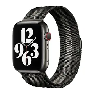 Watch 38mm Metal Mıknatıslı Kordon - Siyah-beyaz