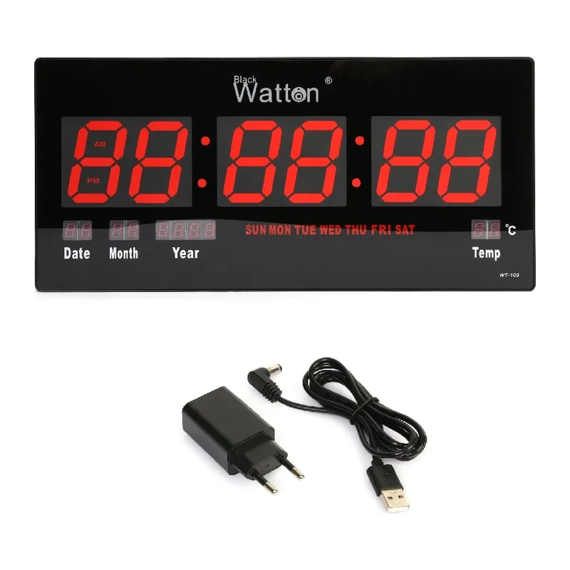 Dijital Duvar Ve Masa Saati Wt-109