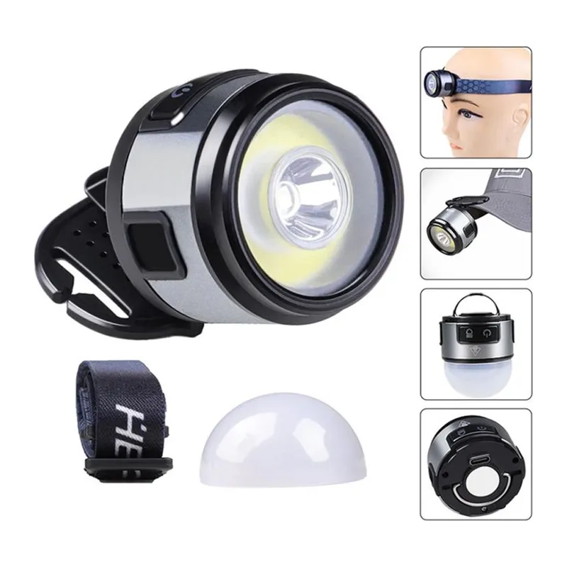 7 Mod Şarjlı Kafa Ve Kamp Lambası Wt-618