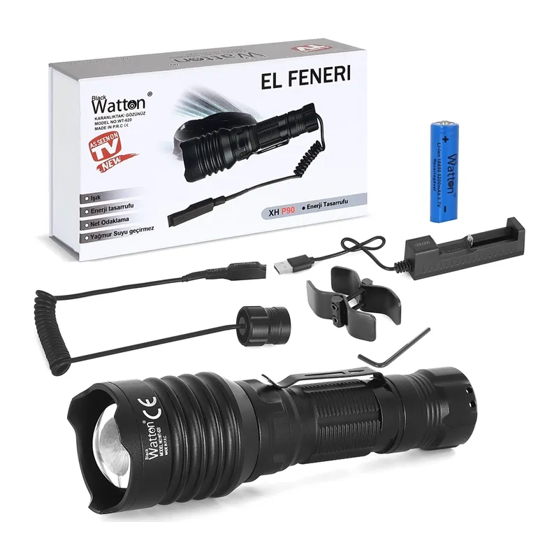 Tg-10 Şarjlı Profesyonel Av Feneri Wt-620