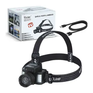 Sensörlü Cree Tg Led Şarjlı Kafa Lambası Wt-625