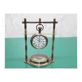 Pirinç Masa Üstü Saat 16194