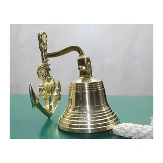 Pirinç Duvara Asmalı Çapalı Çan 6098