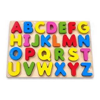 Ahşap Alfabe Puzzle Eğitici Oyuncak 94-432