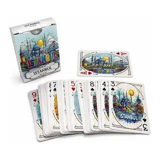 İstanbul Temalı İskambil Oyun Kartı Alk5659