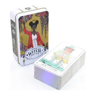 Modern Witch Metal Kutulu Tarot Kartı Alk2769