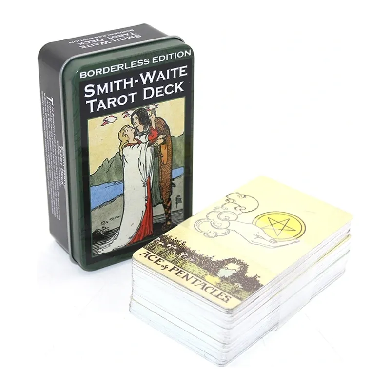 Smıth-waıte Metal Kutulu Tarot Kartı Alk2814
