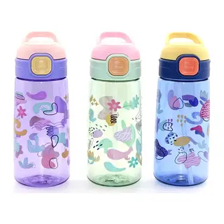Renkli Pipetli Suluk 600 Ml Bpa İçermez Alk2968