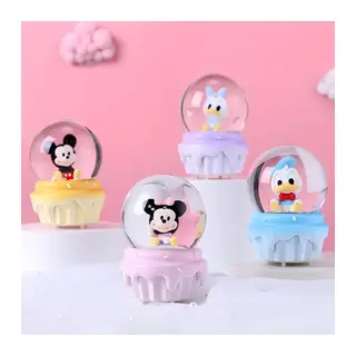 Mickey Mouse Işıklı Kar Küresi 9 Cm Alk3112