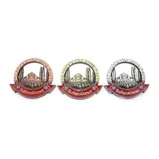 İstanbul Temalı Metal Magnet Alk3339