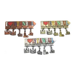 İstanbul Temalı Metal Magnet Alk3343