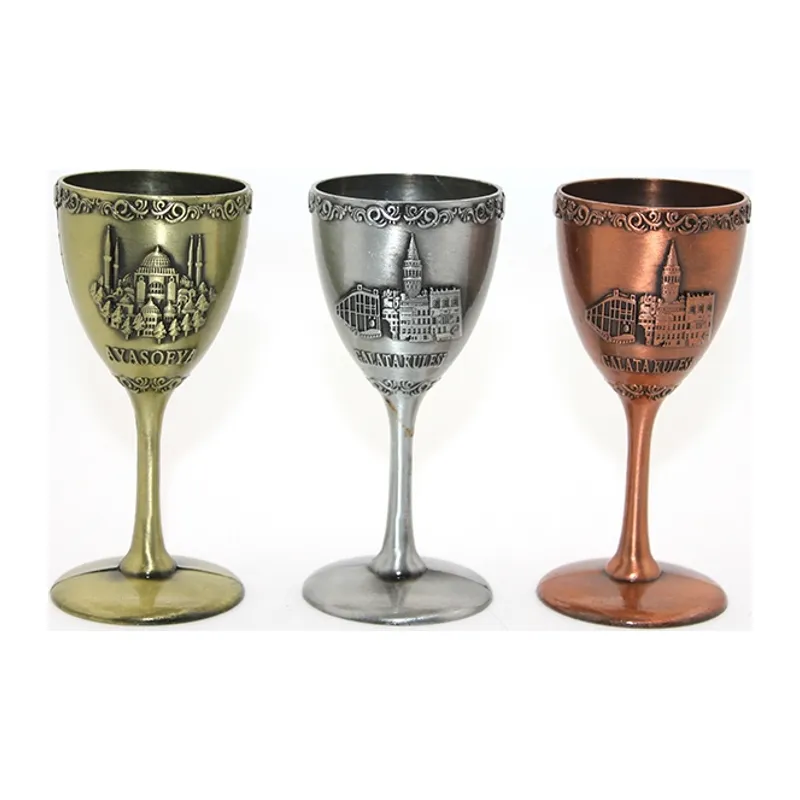 Metal İstanbul Yöresel Kadeh Bardak Alk3352