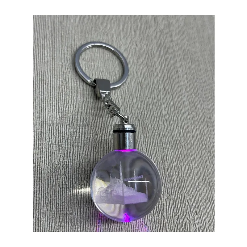 Ledli Sultanahmet Tasarımı Kristal Anahtarlık Alk3804