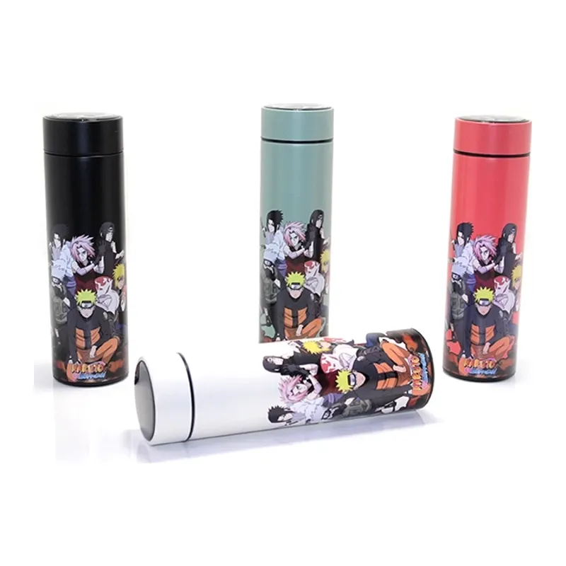 Anime Baskılı Digital Göstergeli Termos 500 Ml Alk383