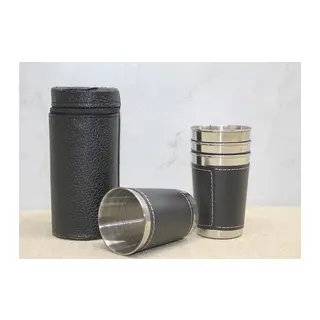 Derili Kılıflı 4'lü Shot Bardak Alk3925