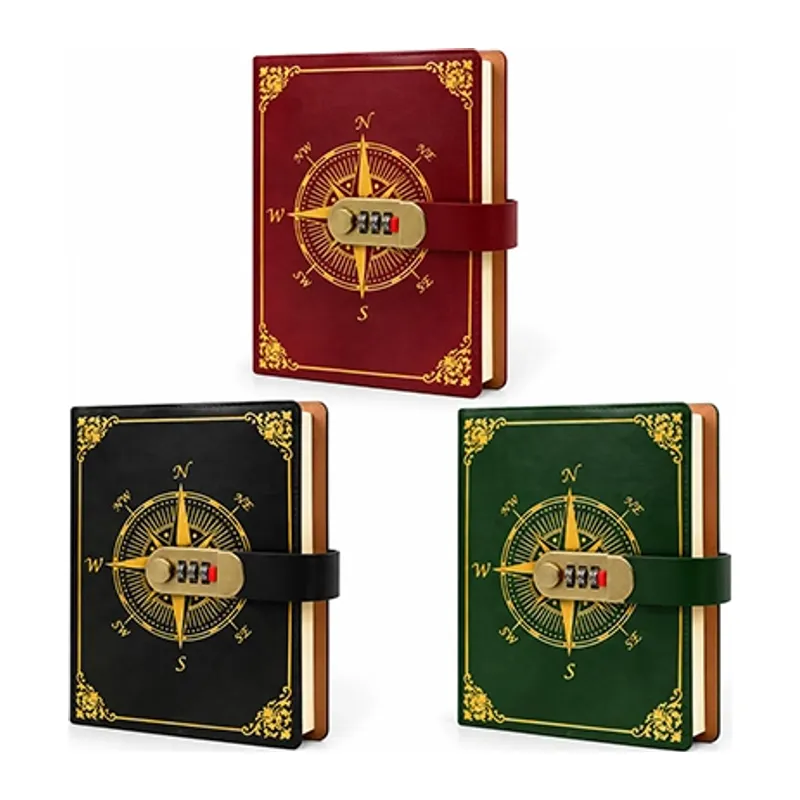 Özel Tasarım Şifreli Deri Defter Alk3952