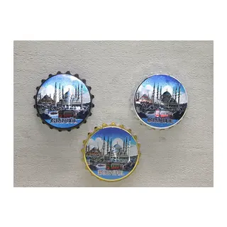 İstanbul Temalı Metal Magnet Alk4339
