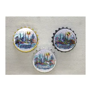 İstanbul Temalı Metal Magnet Alk4341