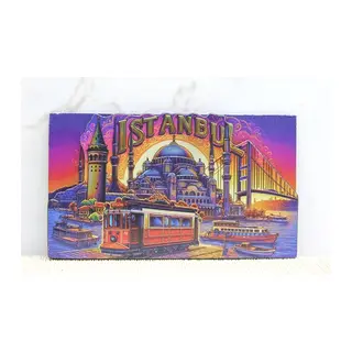 Ahşap İstanbul Temalı Magnet Alk4359