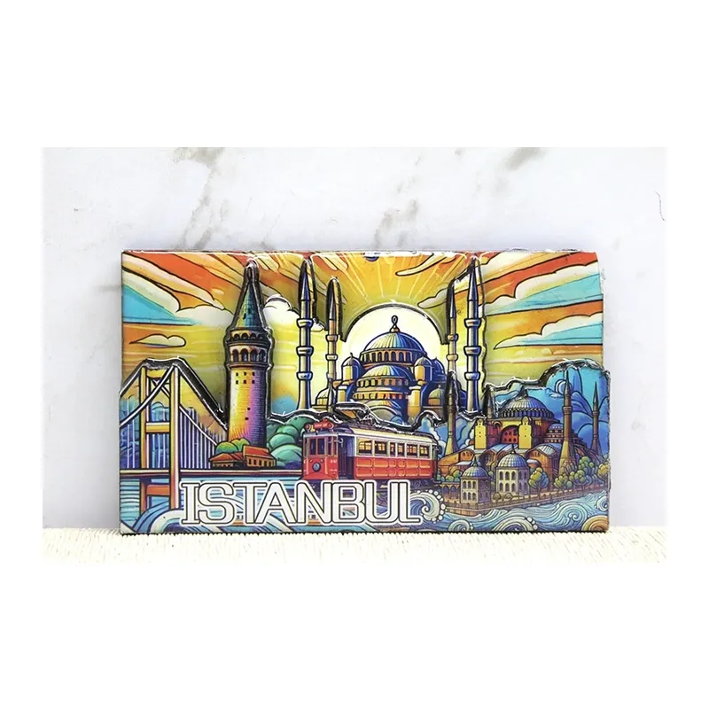 Ahşap İstanbul Temalı Magnet Alk4365