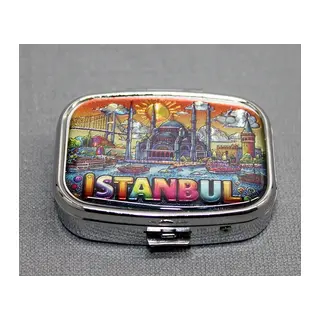 İstanbul Temalı Kutusu Anahtarlık Alk4371