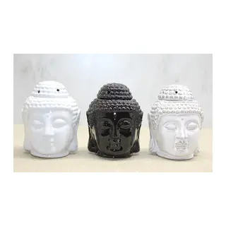 Seramik Buda Büstü Buhurdanlık Alk4447