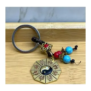 Metal Yin Yang Anahtarlık Alk4454