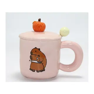 3d Capybara Desenli Porselen Kupa Bardak Alk4504