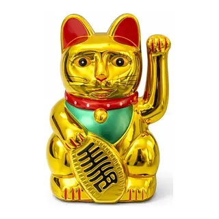 Pilli Sallanan Şans Kedisi - Maneki Neko Alk4525