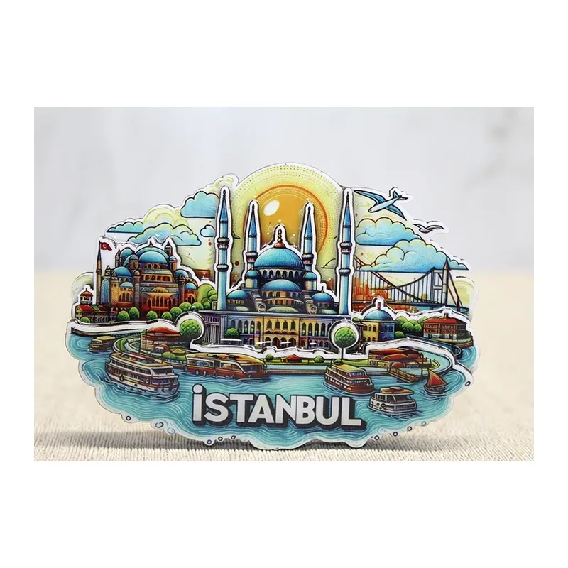 Ahşap İstanbul Temalı Magnet Alk4598