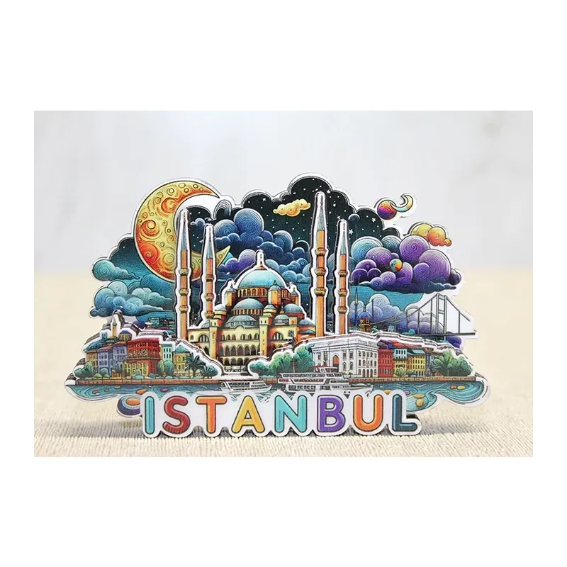 Ahşap İstanbul Temalı Magnet Alk4599