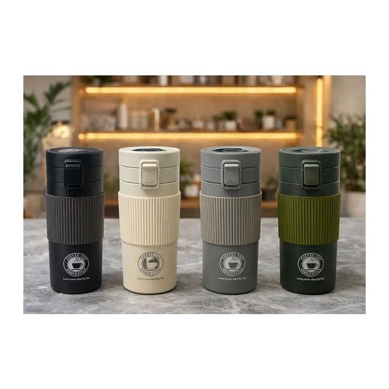500 Ml Paslanmaz Çelik Termos Dereceli Mug - Sızdırmaz Kapaklı Çift Katmanlı Dereceli Termos Alk4627