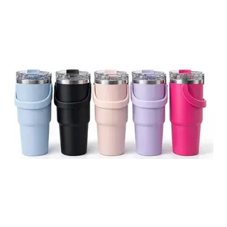 900 Ml Taşıma Kulplu Paslanmaz Çelik Termos Mug - Vakumlu Isı Yalıtımlı Bardak Alk4631