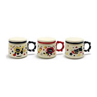 3d Kedi Figürlü Kapaklı Kupa Bardak Alk5035