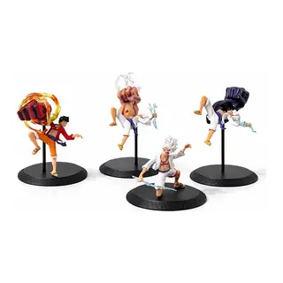 Anime One Piece Luffy Figürü 4'lü Set Alk5275