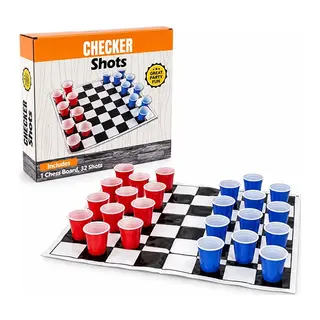 32 Shot Bardaklı Dama Oyunu Seti Alk5347